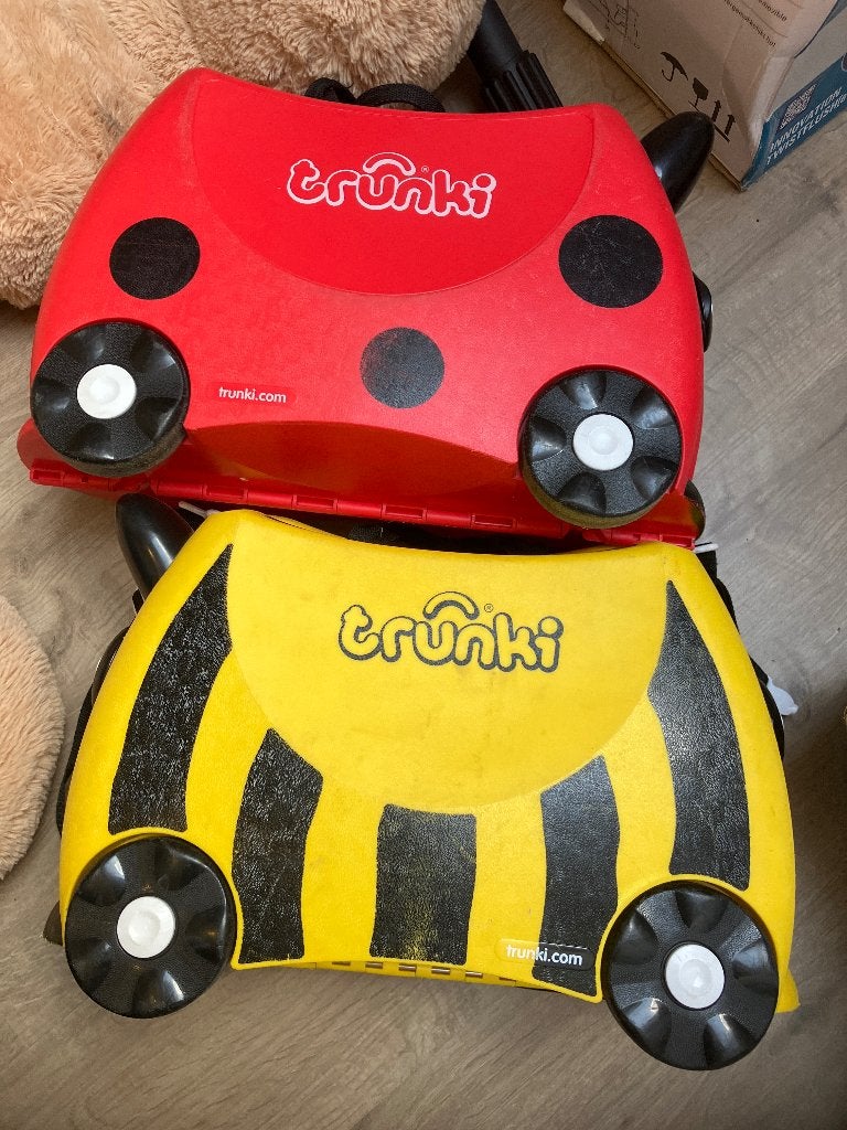 Trunki koffer, Sieraden, Tassen en Uiterlijk, Koffers, Wieltjes, Hard kunststof, Minder dan 50 cm, Ophalen of Verzenden