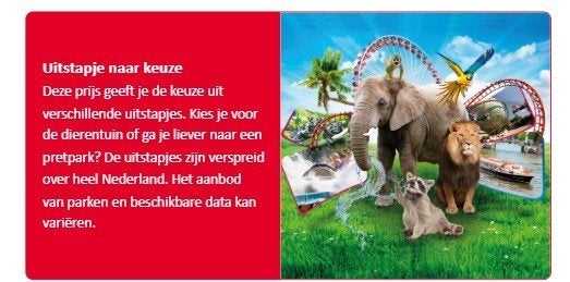 Uitstapje naar keuze! 4 tickets. geldig tot 31-12-2026, Drie personen of meer, Ticket of Toegangskaart