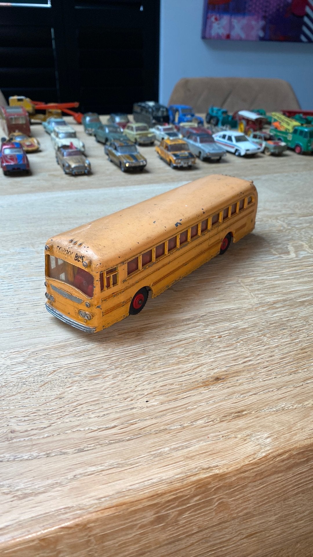 Dinky Toy Wayne school bus, Ophalen of Verzenden, Gebruikt, Bus of Vrachtwagen