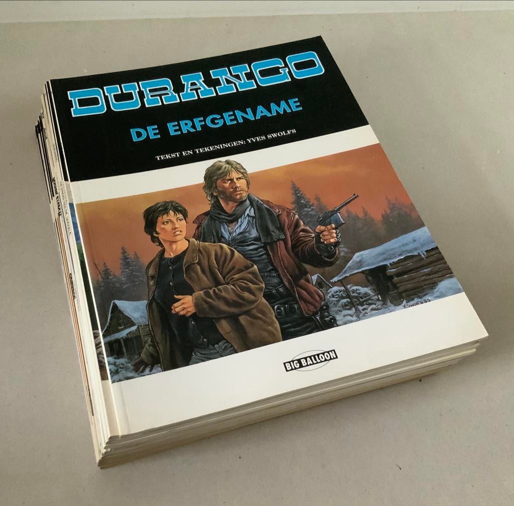 Durango westernreeks van Yves Swolfs - deel 1 t/m 15, Gelezen, Ophalen of Verzenden, Yves Swolfs, Meerdere stripboeken