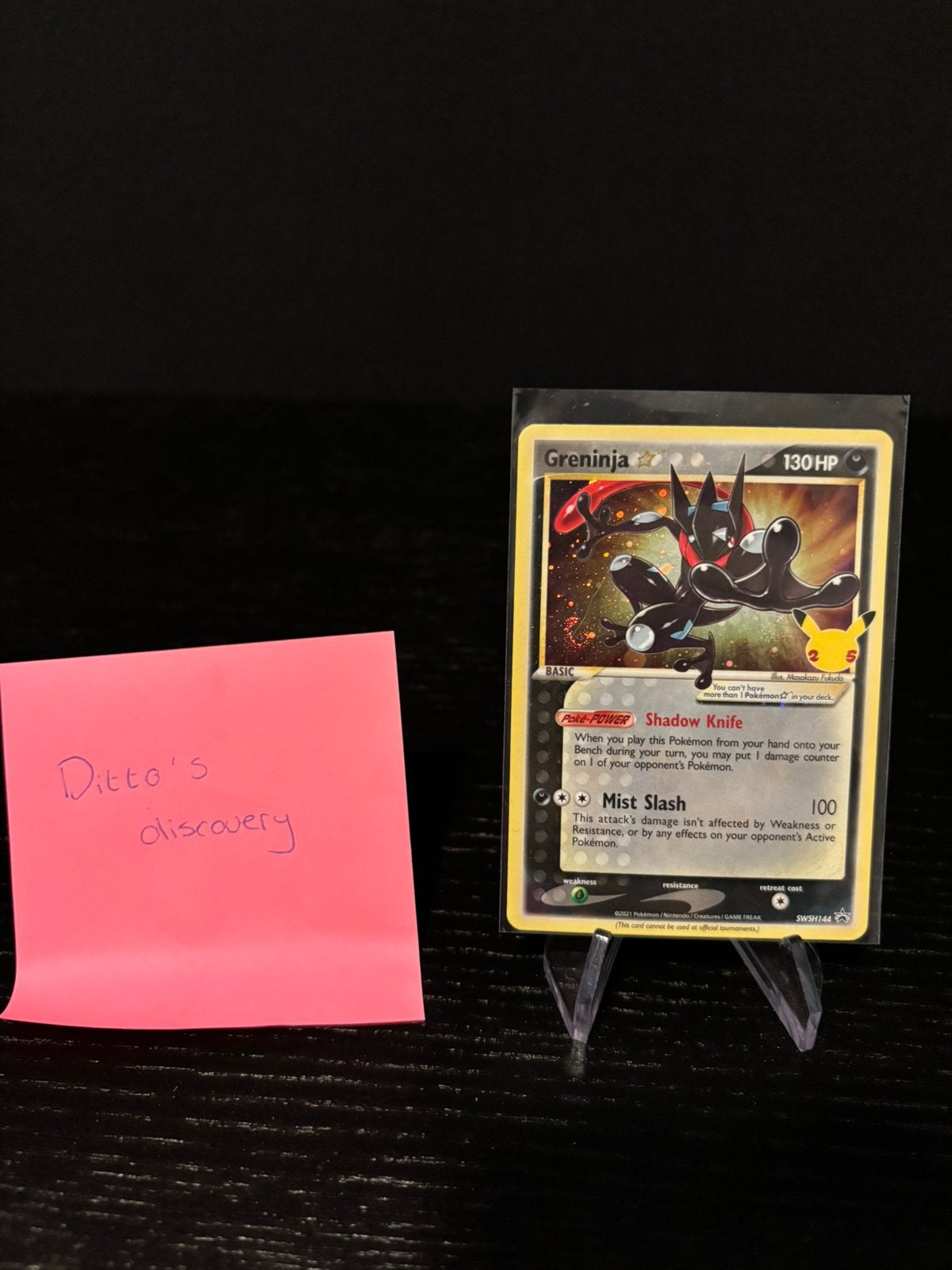 Pokemon - Greninja - SWSH144 - Black Star Promo - GOOD, Ophalen of Verzenden, Zo goed als nieuw