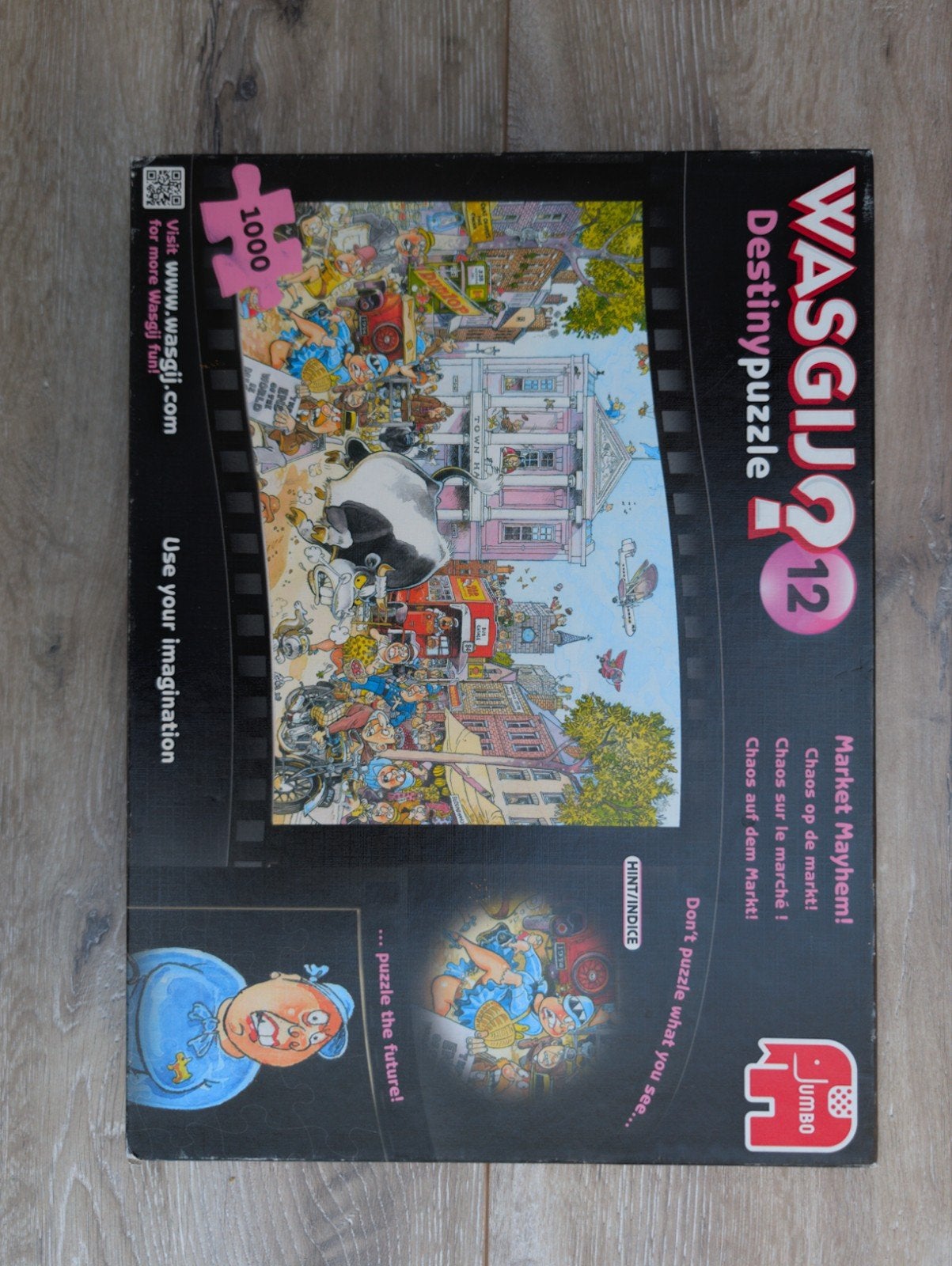Wasgij Destiny 12 Market Mayhem 1000 stukjes legpuzzel, Ophalen of Verzenden, 500 t/m 1500 stukjes, Gebruikt, Legpuzzel