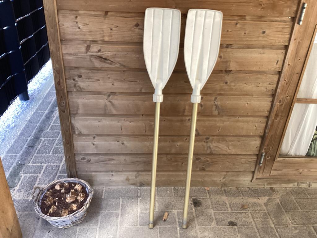 Te koop set peddels, Ophalen of Verzenden, Zo goed als nieuw