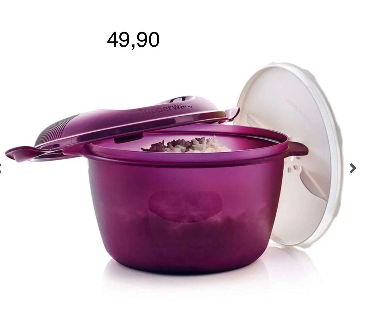 Tupperware Rijstmaker 3 liter - Splinternieuw, Huis en Inrichting, Keuken | Tupperware, Nieuw, Overige typen, Paars, Ophalen of Verzenden