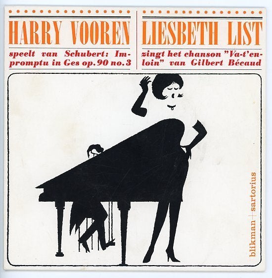 Single van Liesbeth List uit 1965, Gebruikt, Verzenden, 7 inch, Fotohoes