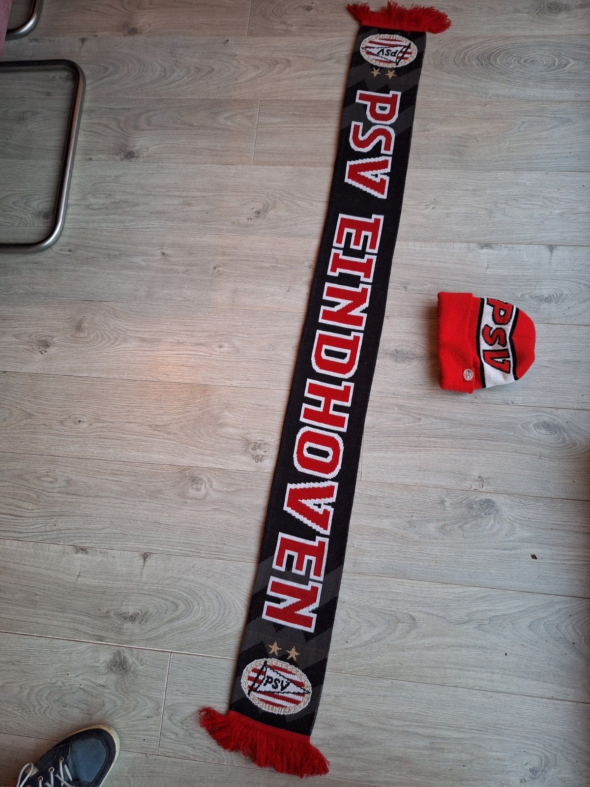 PSV sjaal + muts, Ophalen of Verzenden, Nieuw, Overige maten, Sjaal