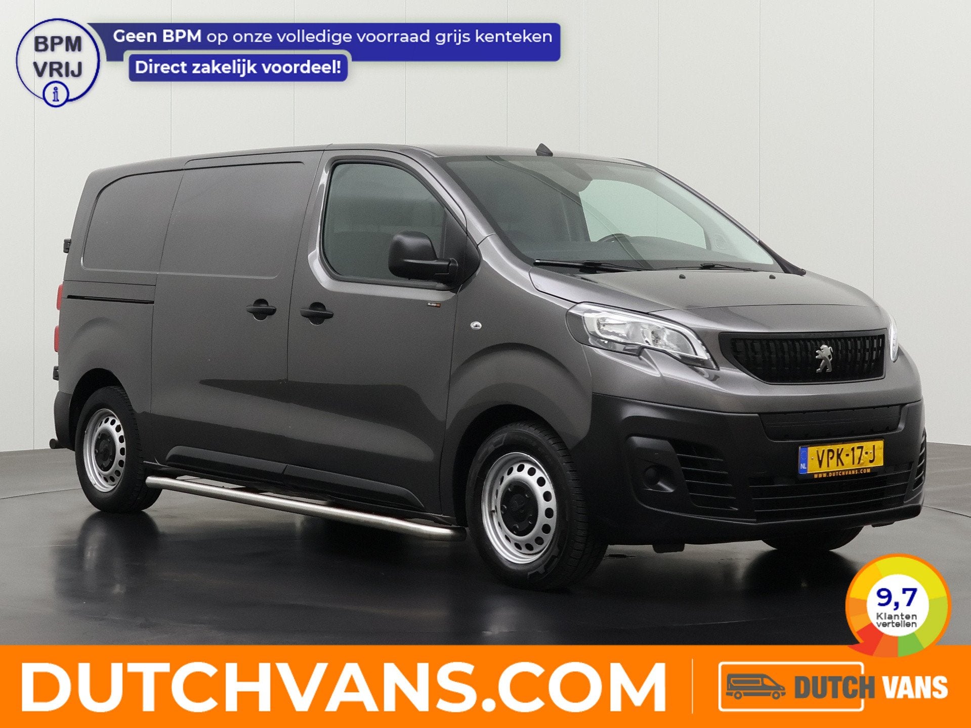Peugeot e-Expert Lang 75 kWh | Elektrisch | Multimedia | Cam, 136 pk, Gebruikt, Origineel Nederlands, Elektrisch