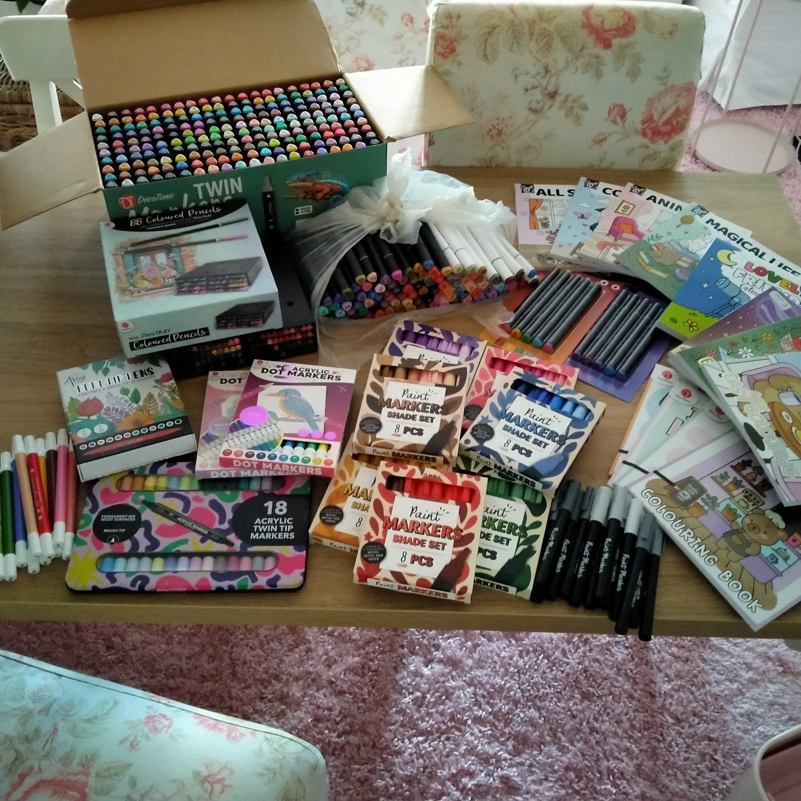 alcohol markers acrylmarkers verzameling cozy kleuren, Ophalen of Verzenden, Nieuw, Potlood of Stift