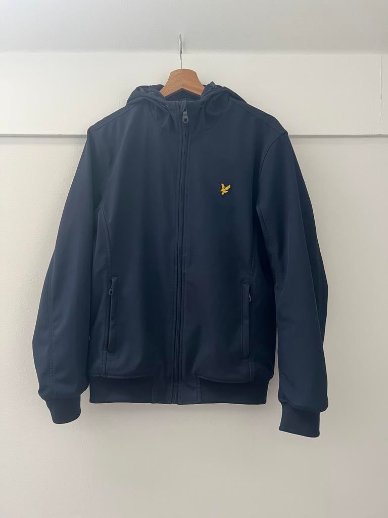 Lyle & Scott Mesh Back Softshell Jas - Donkerblauw Maat S, Kleding | Heren, Jassen | Zomer, Zo goed als nieuw, Maat 46 (S) of kleiner