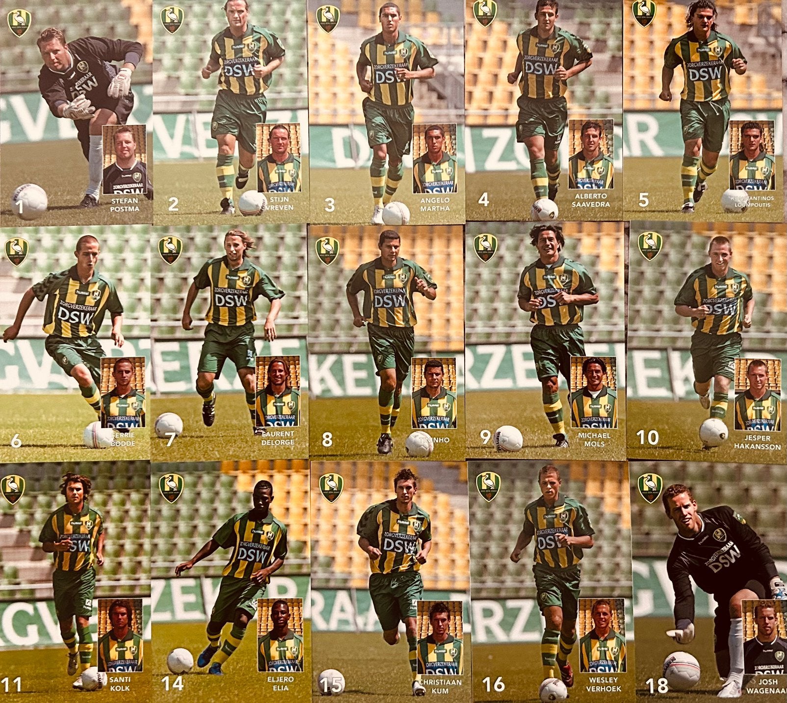 ADO Den Haag - 2006/2007 - complete set, Ophalen of Verzenden, Nieuw, Overige binnenlandse clubs, Spelerskaart