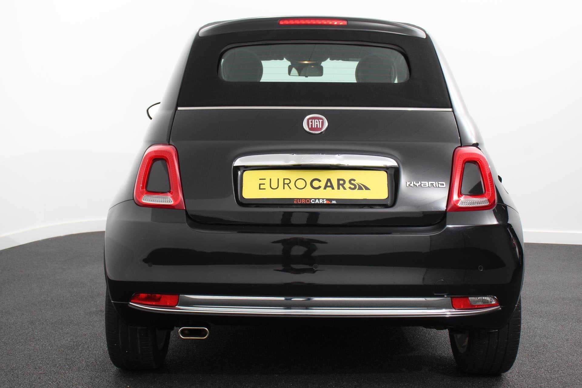 Fiat 500C 1.0 Hybrid 69pk Dolcevita Navigatie Apple CarPlay, Auto's, Voorwielaandrijving, Stof, Euro 6, Cabriolet