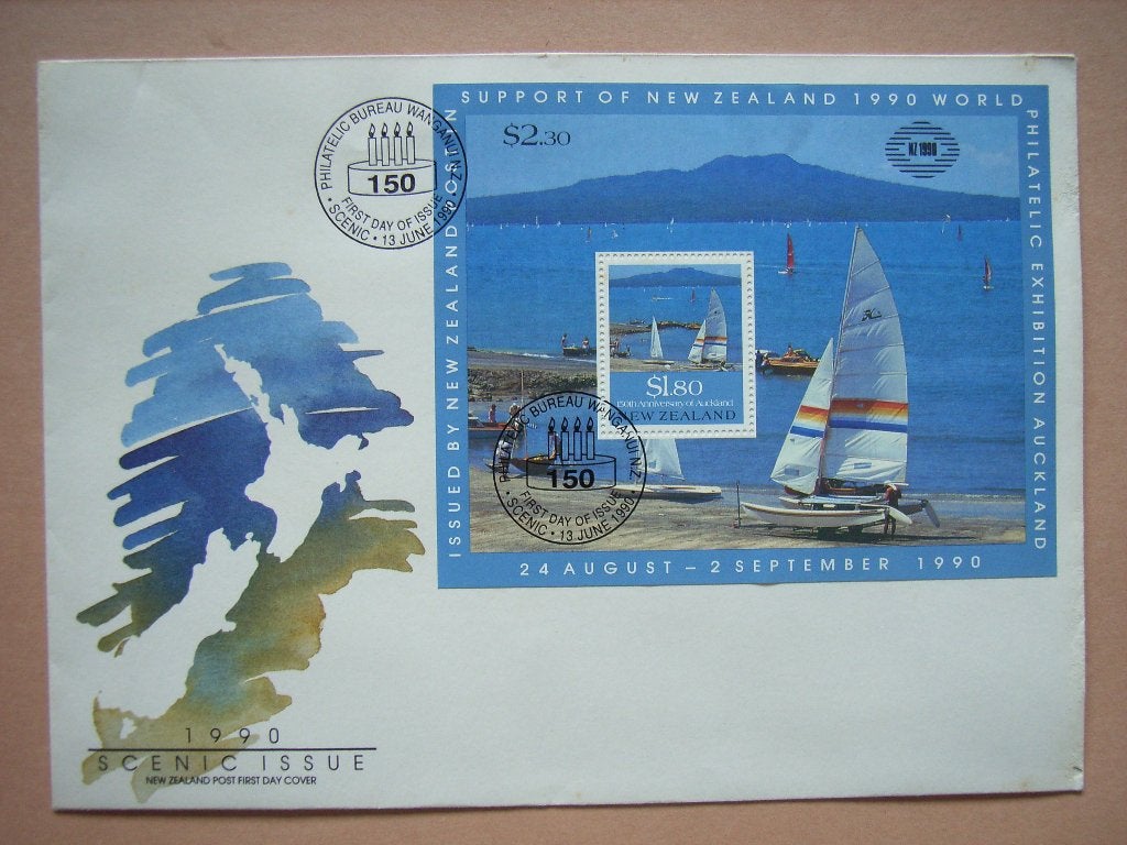GB    Fdc Nw Zeeland Blok 25, Postzegels en Munten, Ophalen of Verzenden, Onbeschreven, Rest van de wereld