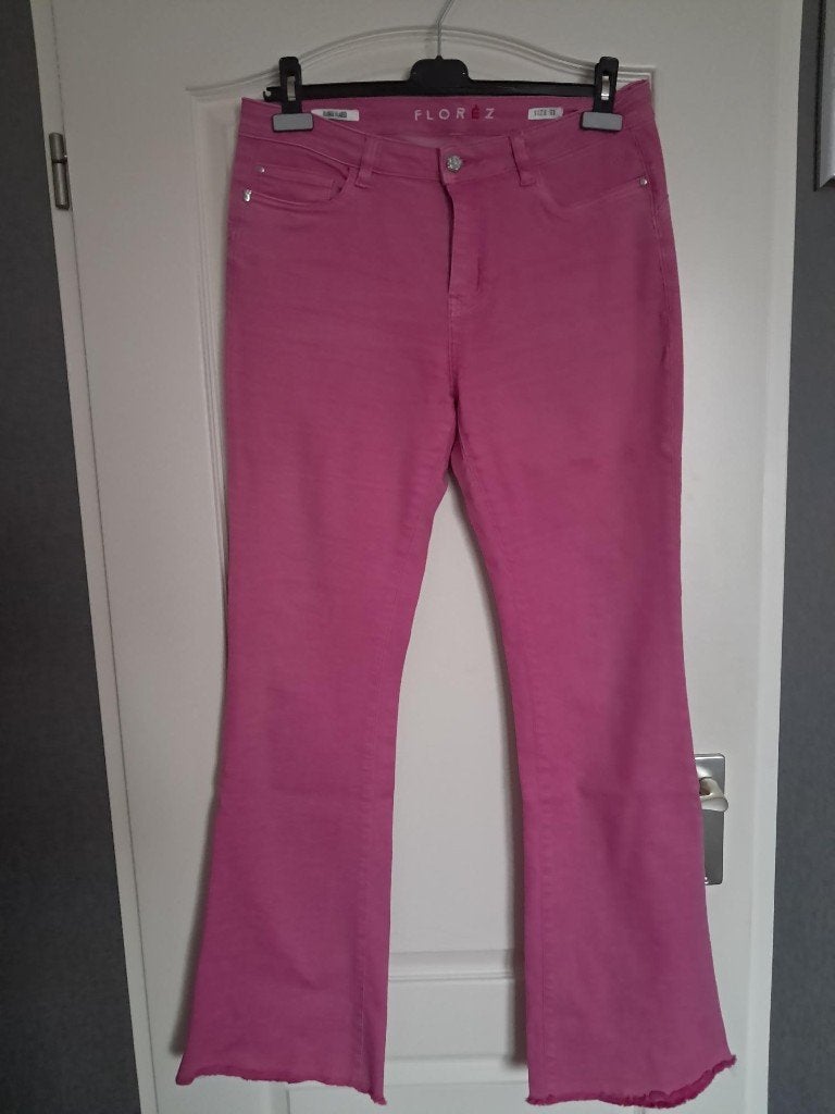 Broek Florez ( Flair ) maat : 31 kleur : Roze, Overige kleuren, Ophalen of Verzenden, Zo goed als nieuw, W30 - W32 (confectie 38/40)