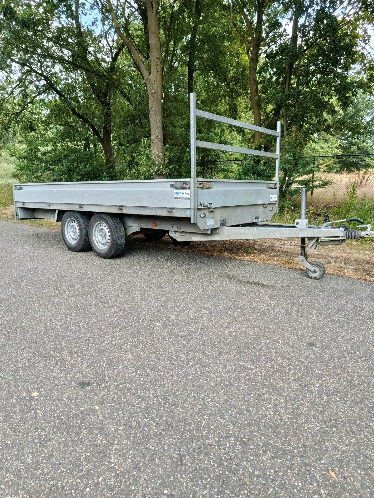 plateauwagen, Ophalen