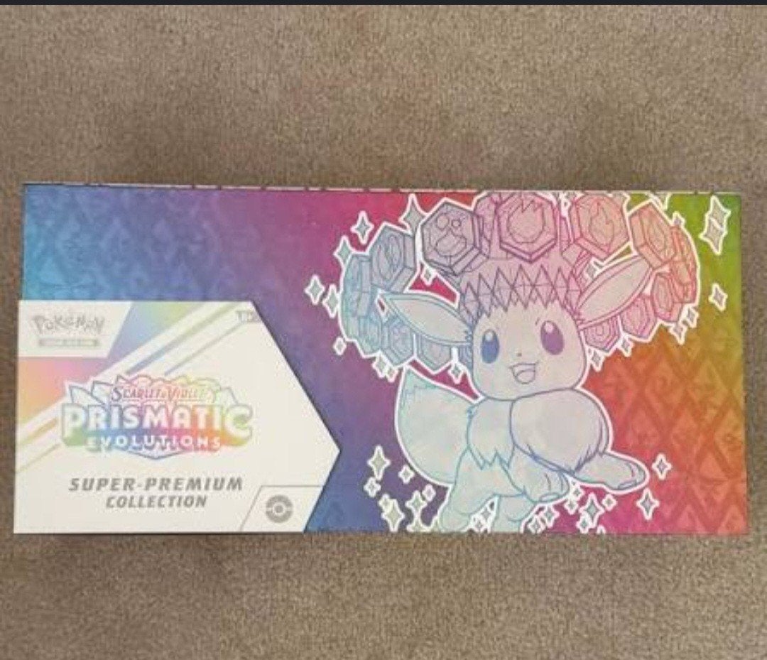 Prismatic evolution  super premium colletion box, Ophalen of Verzenden, Nieuw