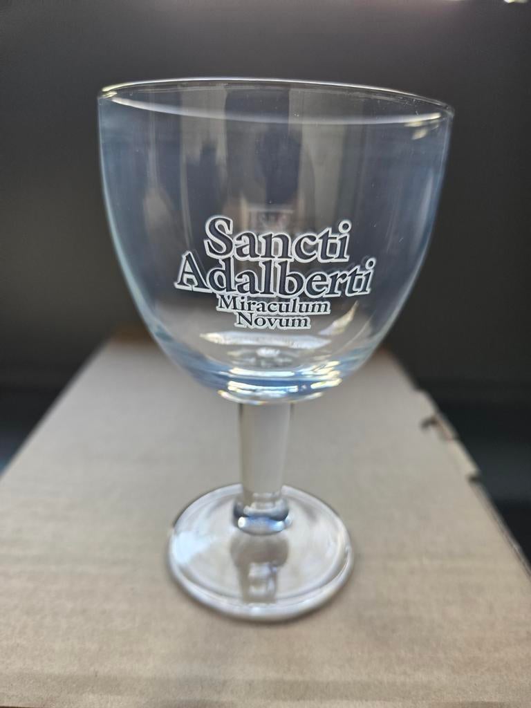 Sancti Adalberti abdijbier pokal proefglazen 12cl, Verzamelen, Biermerken, Ophalen, Nieuw, Flesje(s), La Trappe