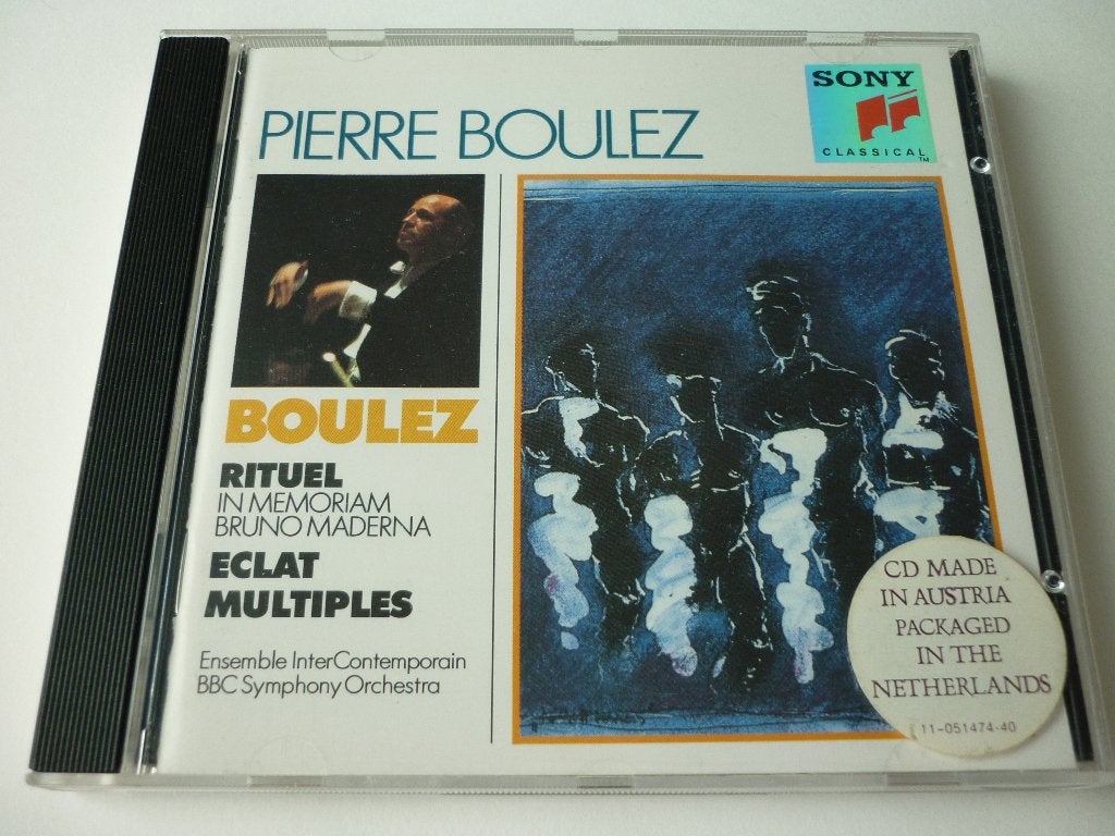 Pierre Boulez - Ensemble InterContemporain ‎– Rituel / Eclat, Ophalen of Verzenden, Modernisme tot heden, Zo goed als nieuw, Overige typen