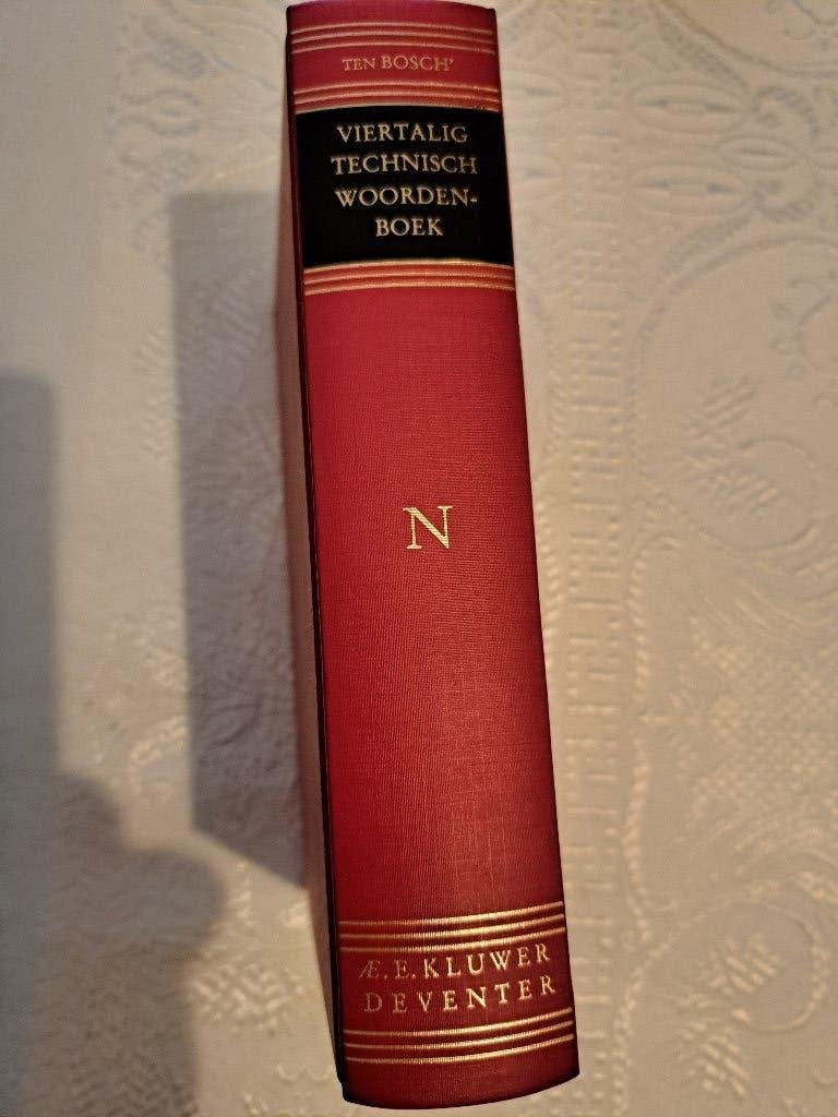 Viertallig Technisch Woordenboek NL EN FR DU, Overige uitgevers, Ten Boch, Ophalen of Verzenden, Zo goed als nieuw