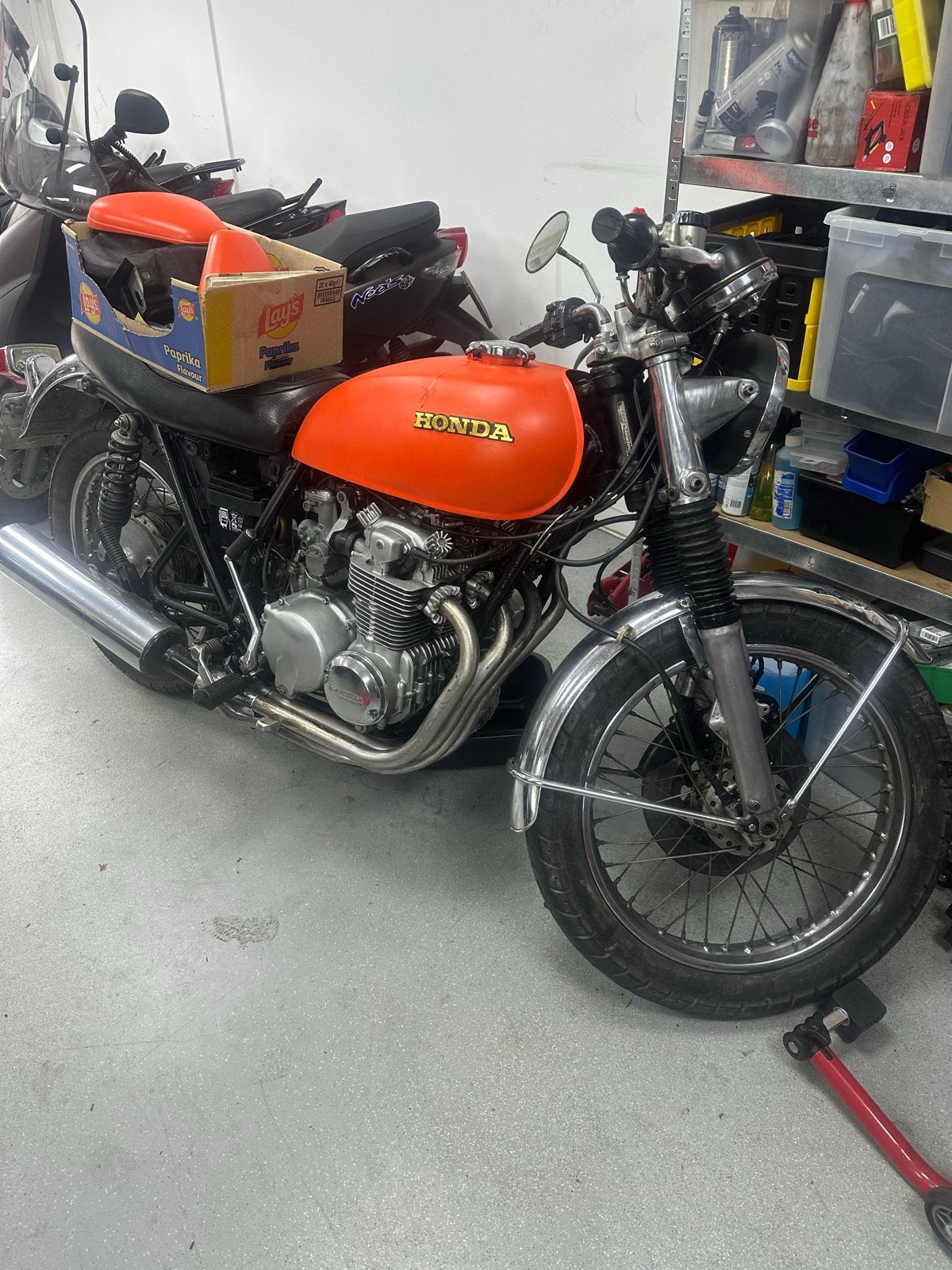 Honda CB550F - 1976 belasting vrij project, Ophalen, Gebruikt
