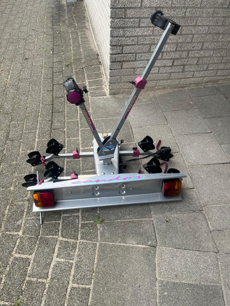Condor Trekhaakdrager voor 2 fietsen kantelbaar, Auto diversen, Ophalen, 2 fietsen, Gebruikt, Trekhaakdrager