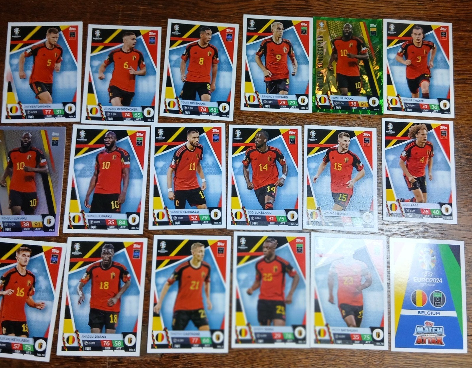 Topps Match Attax Euro 2024 België Voetbal Kaarten, Ophalen of Verzenden, Zo goed als nieuw, Buitenlandse clubs, Spelerskaart