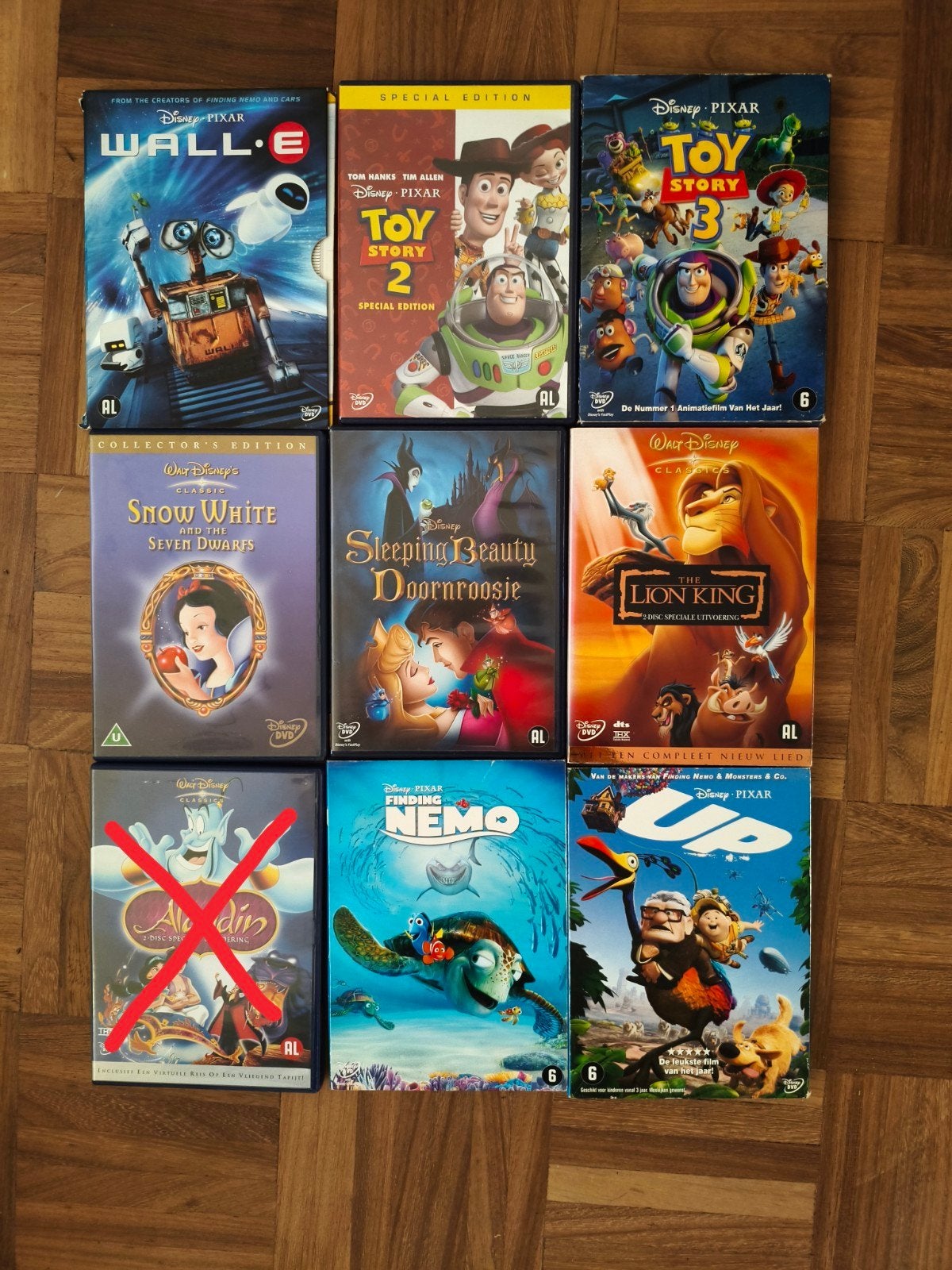 Disney Pixar DVD Collectie: 8 Films, Gebruikt, Animatie, Verzamelbox, Nederlands