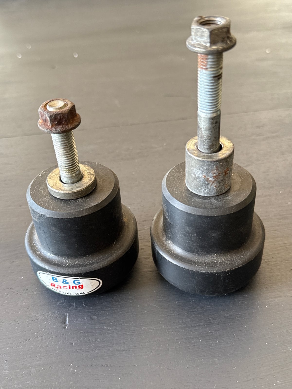 B&G Racing valdoppen - Lichte gebruikerssporen, Motoren, Ophalen of Verzenden, Gebruikt