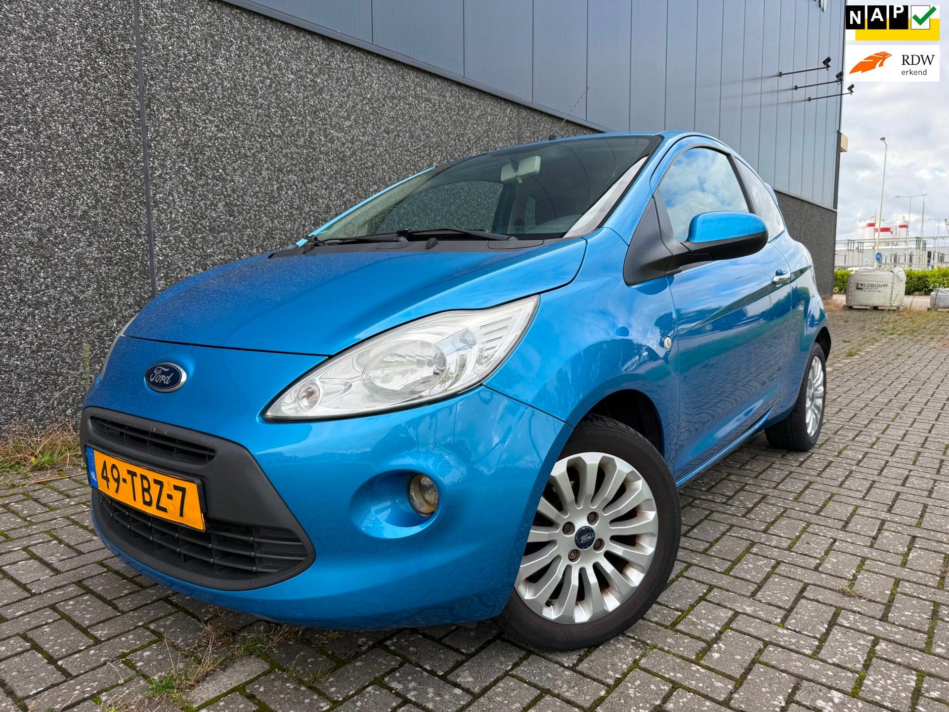 Ford Ka 1.2 Titanium X start/stop/Nieuwe APK en beurt! D-rie, Voorwielaandrijving, Euro 5, Stof, Gebruikt