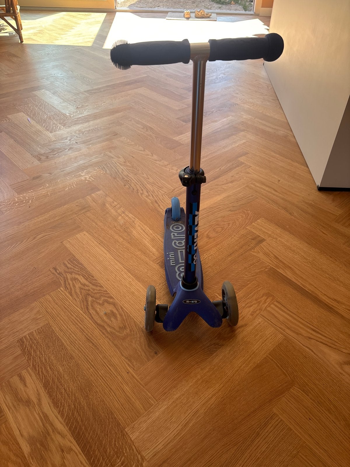 Mini Micro Step Blauw - Zo goed als nieuw, Ophalen, Zo goed als nieuw, Gewone step