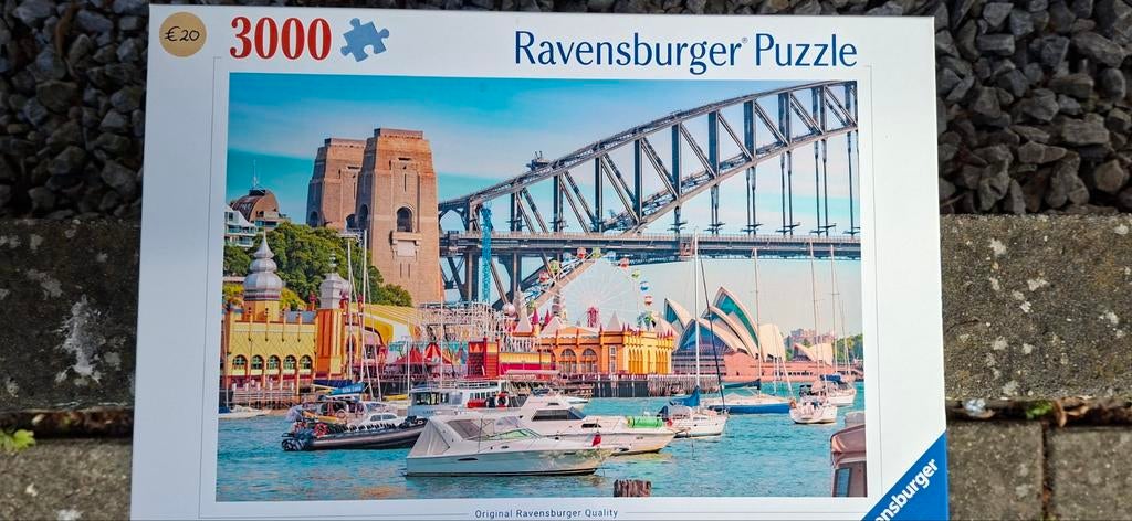 Ravensburger, 3000 stukjes zgan, Compleet, Ophalen of Verzenden, Meer dan 1500 stukjes, Zo goed als nieuw