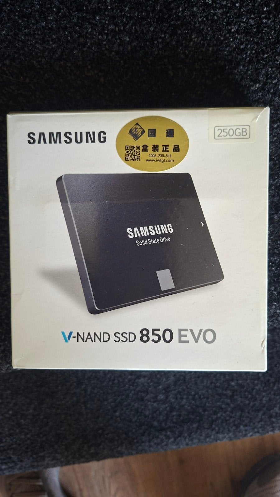 Samsung 850 EVO 250GB SSD compleet in originele verpakking, Verzenden, Laptop