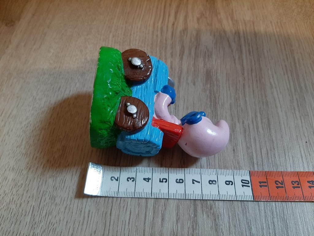 De Smurfen snoepdop baby in auto, Verzamelen, Ophalen of Verzenden