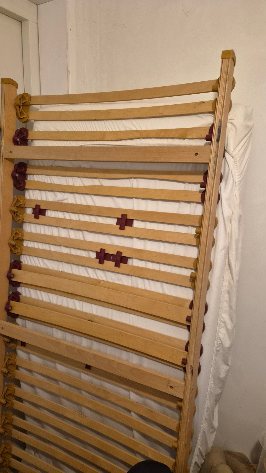 Bedbodem 90x210 incl Discovery traagschuim matras, Huis en Inrichting, Ophalen, Zo goed als nieuw, Eenpersoons, 90 cm