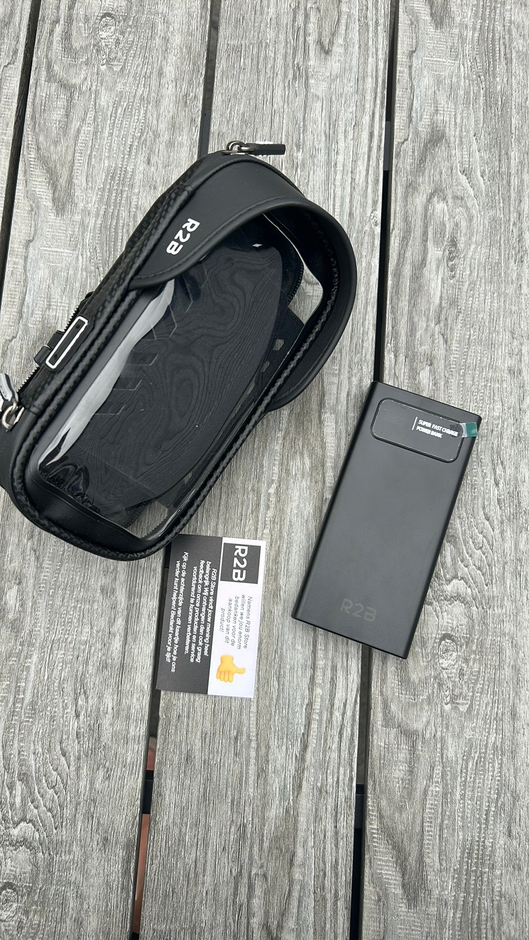 R2B Telefoonhouder Fiets +Powerbank 10000 mAh, Ophalen of Verzenden, Nieuw