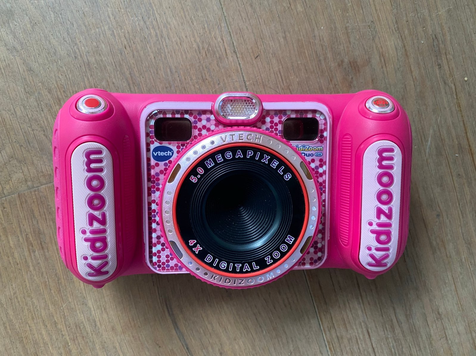 Kidizoom Duo DX kindercamera roze, Ophalen, Zo goed als nieuw, 2 tot 4 jaar