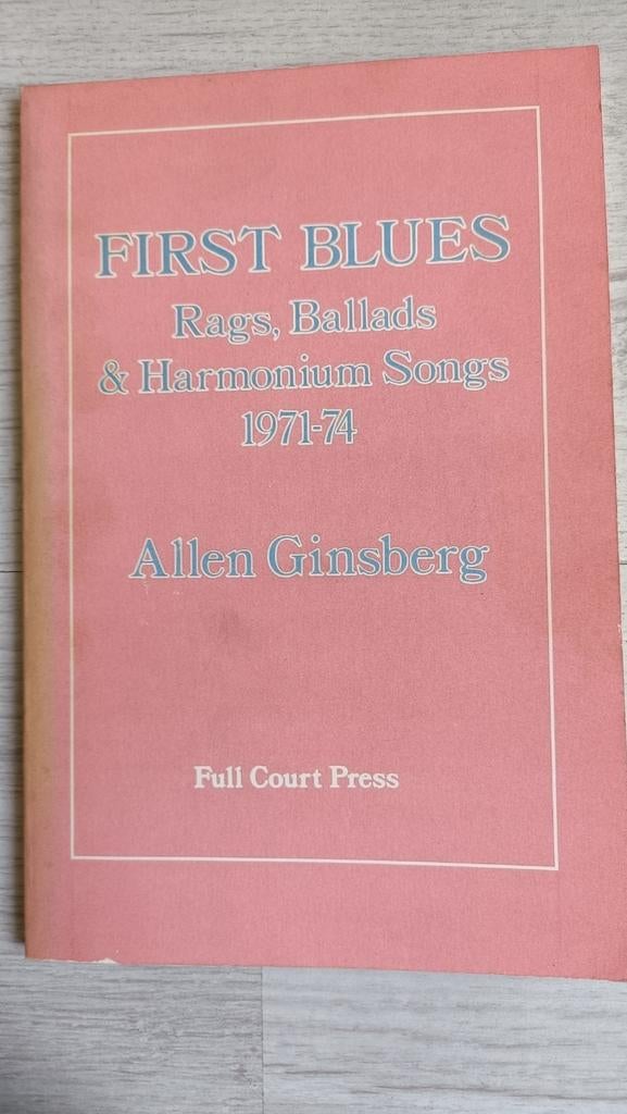 First Blues: Rags, Ballads & Harmonium Songs 1971-74, Boeken, Ophalen of Verzenden, Gelezen, Allen Ginsberg, Eén auteur