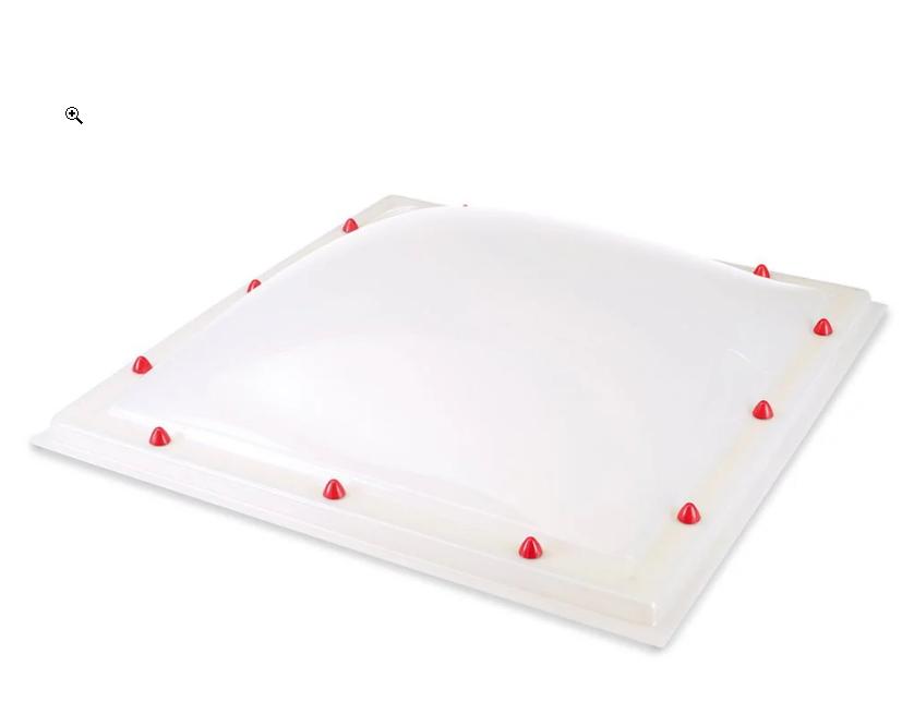 Polycarbonaat lichtkoepel dubbelwandig 600x600mm nieuw, Doe-het-zelf en Verbouw, Overige Doe-het-zelf en Verbouw, Nieuw, Ophalen