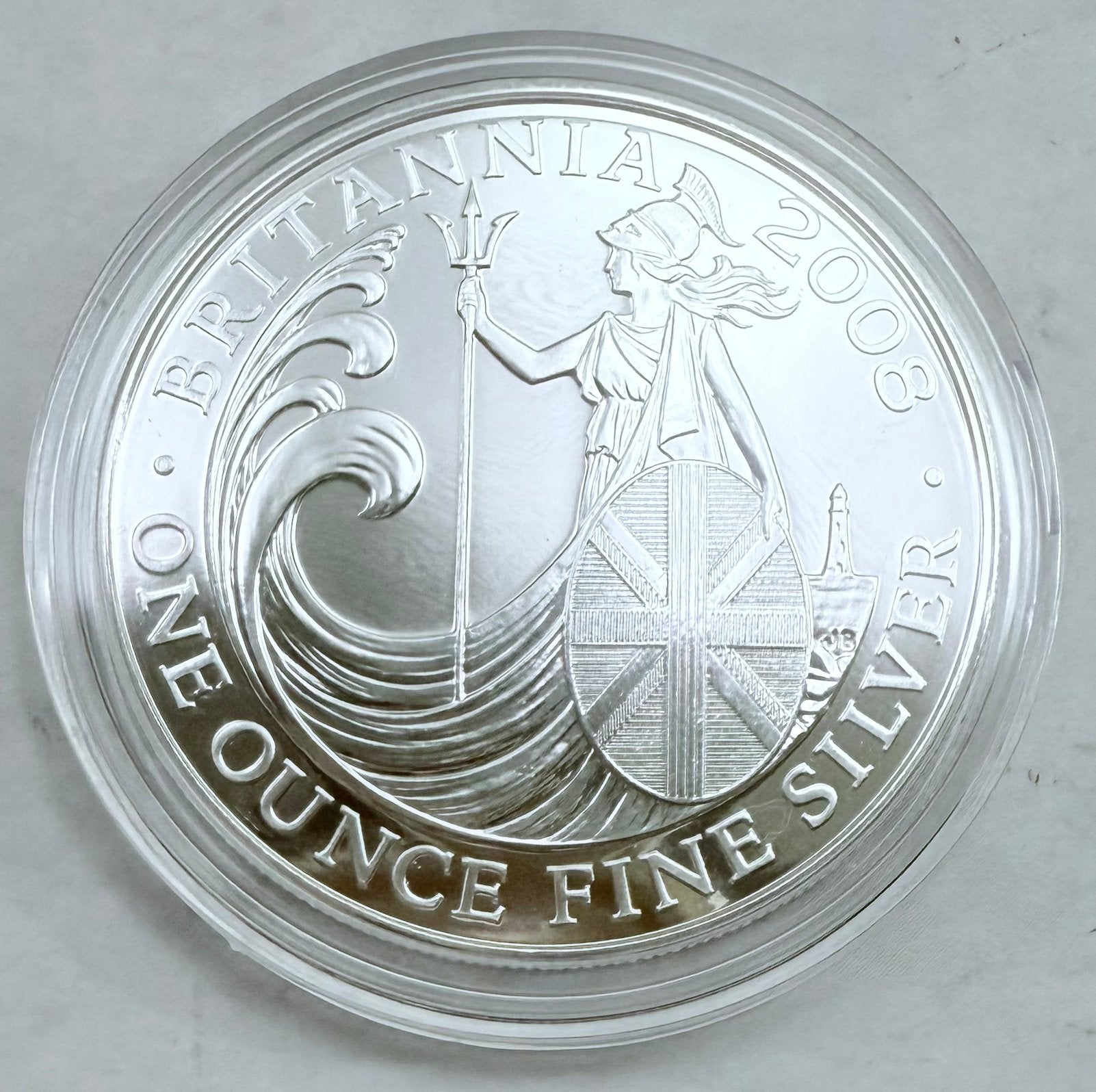 1oz 2008 Brittania - Royal UK Mint / zilver, Ophalen of Verzenden, Zilver