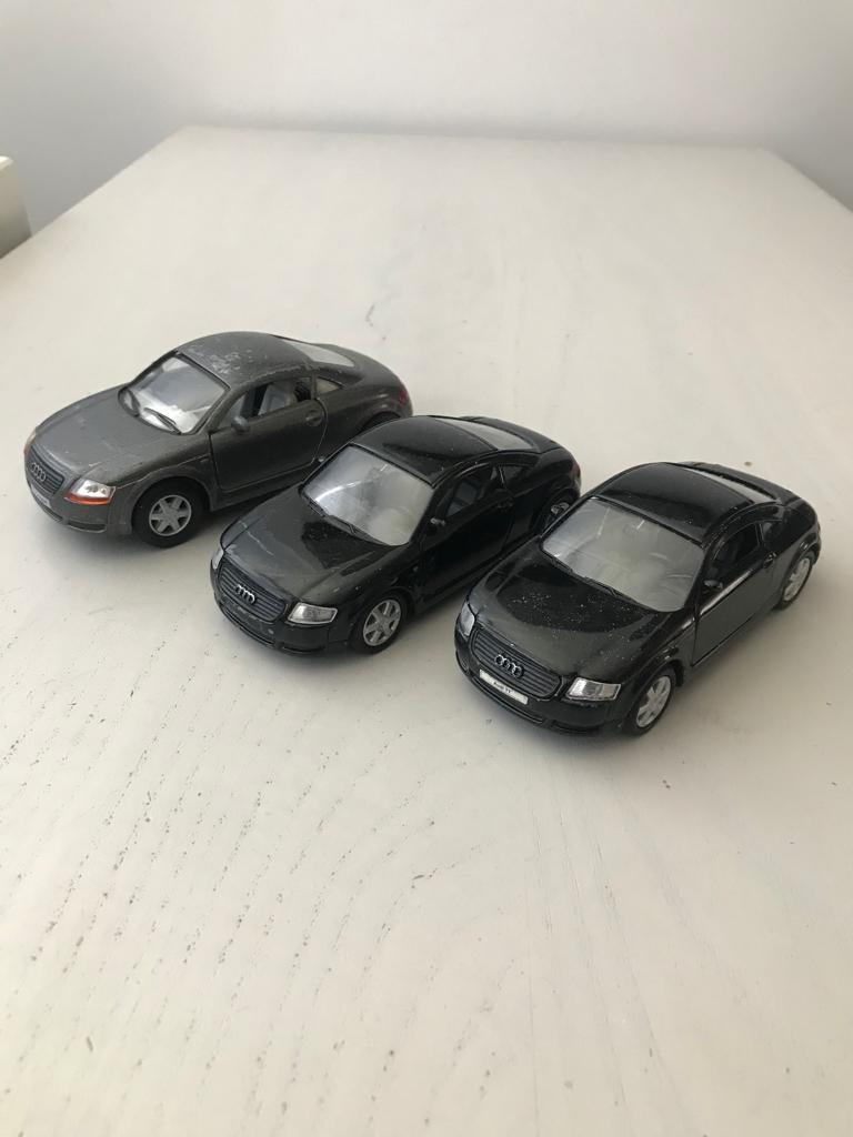 3 x Audi TT Kinsmart Welly, Ophalen of Verzenden, Gebruikt, Auto, Overige merken