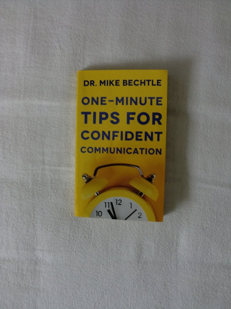Dr Mike Bechtle One Minute Tips for Confident Communication, Ophalen of Verzenden, Zo goed als nieuw, Dr Mike Bechtle