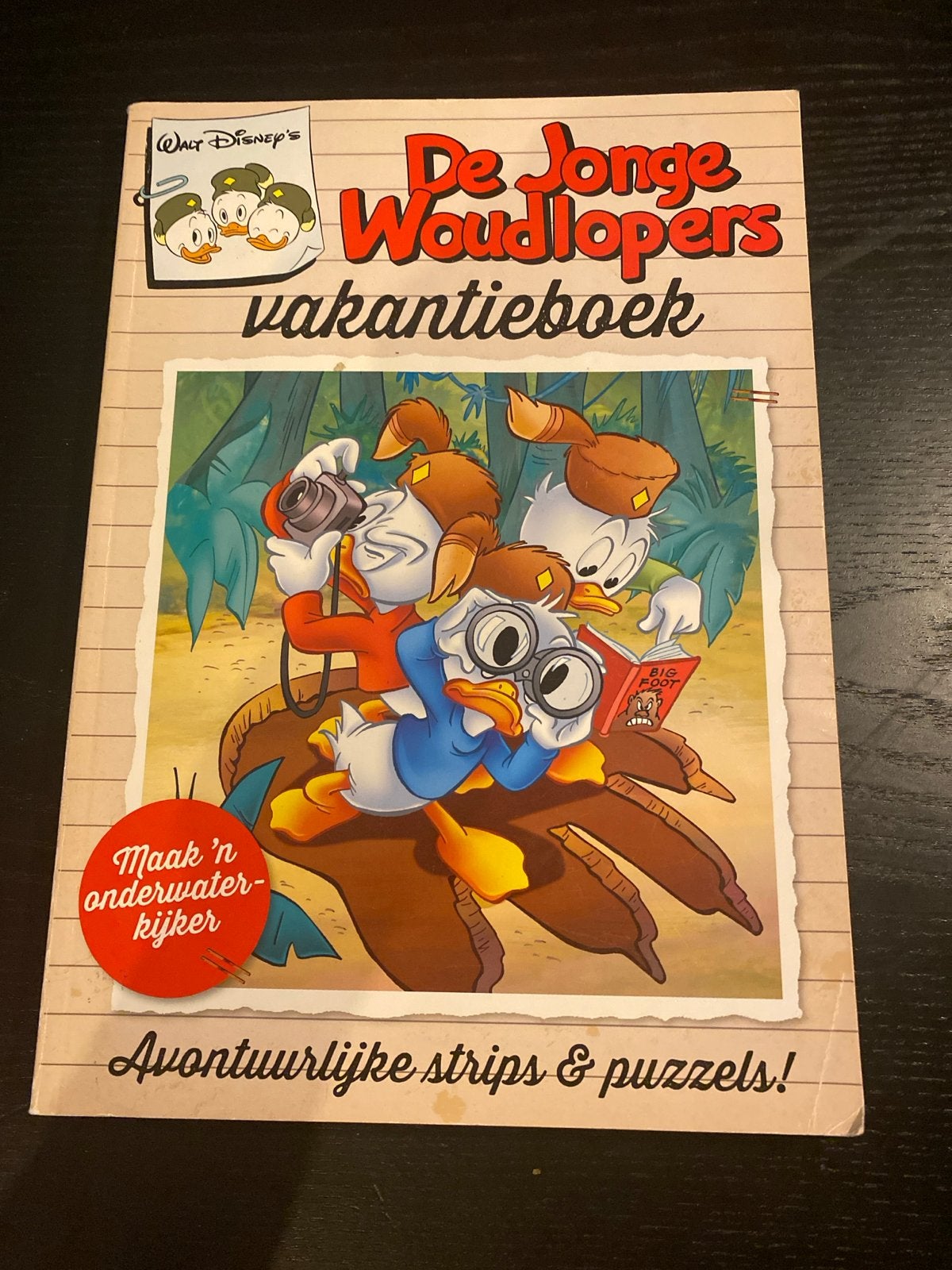 De Jonge Woudlopers Vakantieboek - Avontuurlijke strips, Boeken, Eén stripboek, Ophalen of Verzenden, Gelezen