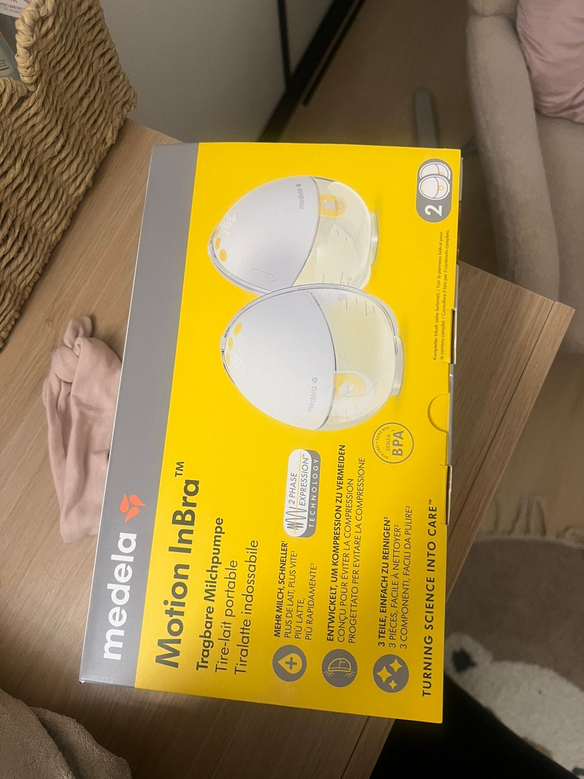 Medela Motion InBra, Kinderen en Baby's, Ophalen of Verzenden, Zo goed als nieuw