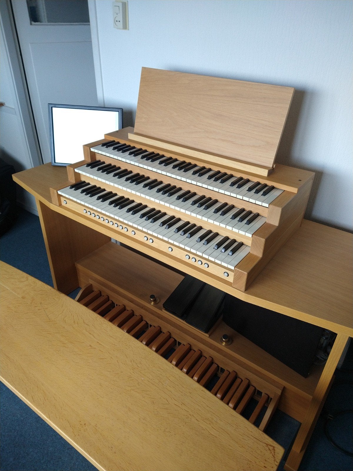Hauptwerk console met 3 Klavieren en Pedaal, Ophalen, Gebruikt, 3 klavieren, Orgel