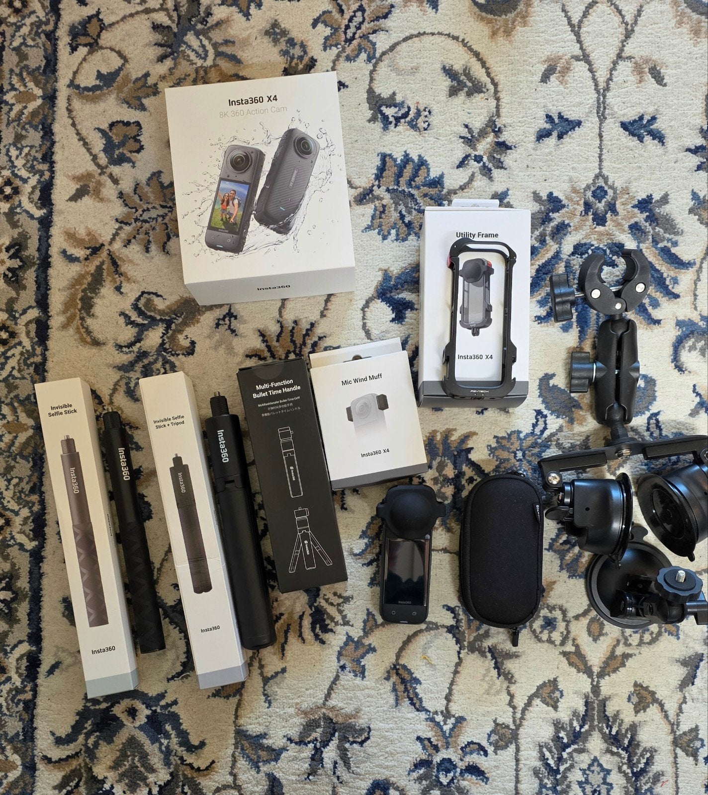 Insta360 X4 8K + zeer complete accessoireset!, Ophalen of Verzenden, Zo goed als nieuw, Overige merken