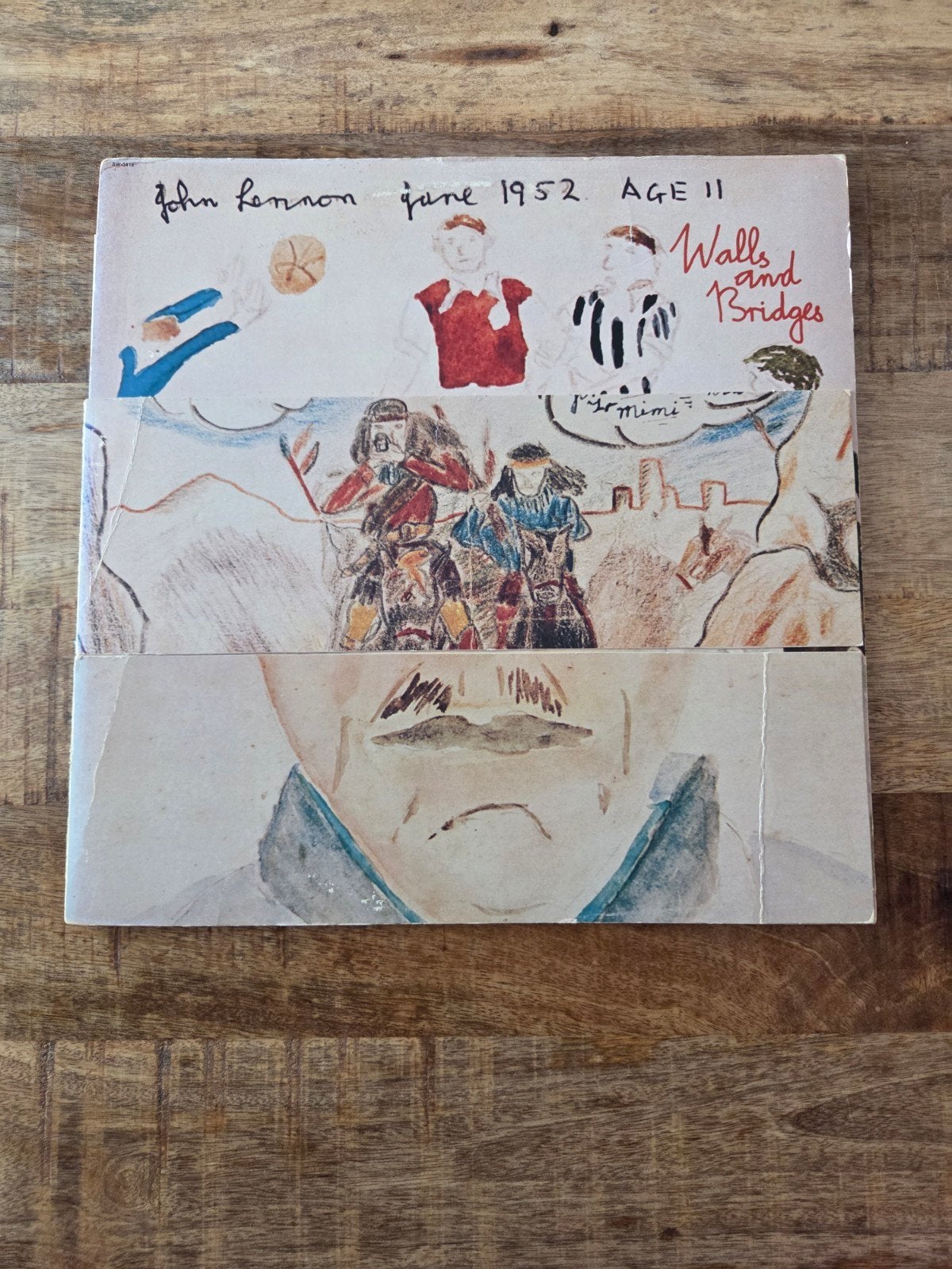 Lp john lennon walls and bridges incl boekje, Cd's en Dvd's, Vinyl | Rock, Ophalen of Verzenden