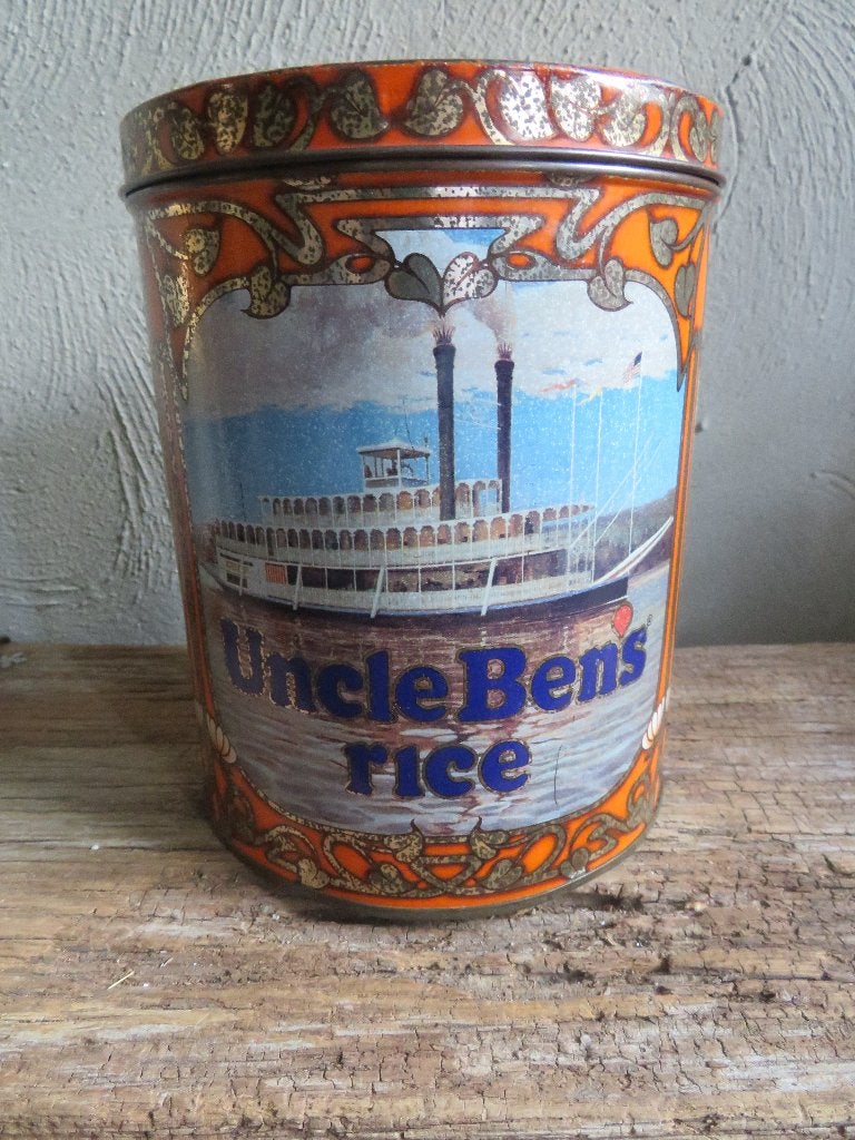 uncle ben's rice blik, Verzamelen, Blikken, Ophalen of Verzenden, Gebruikt, Overige