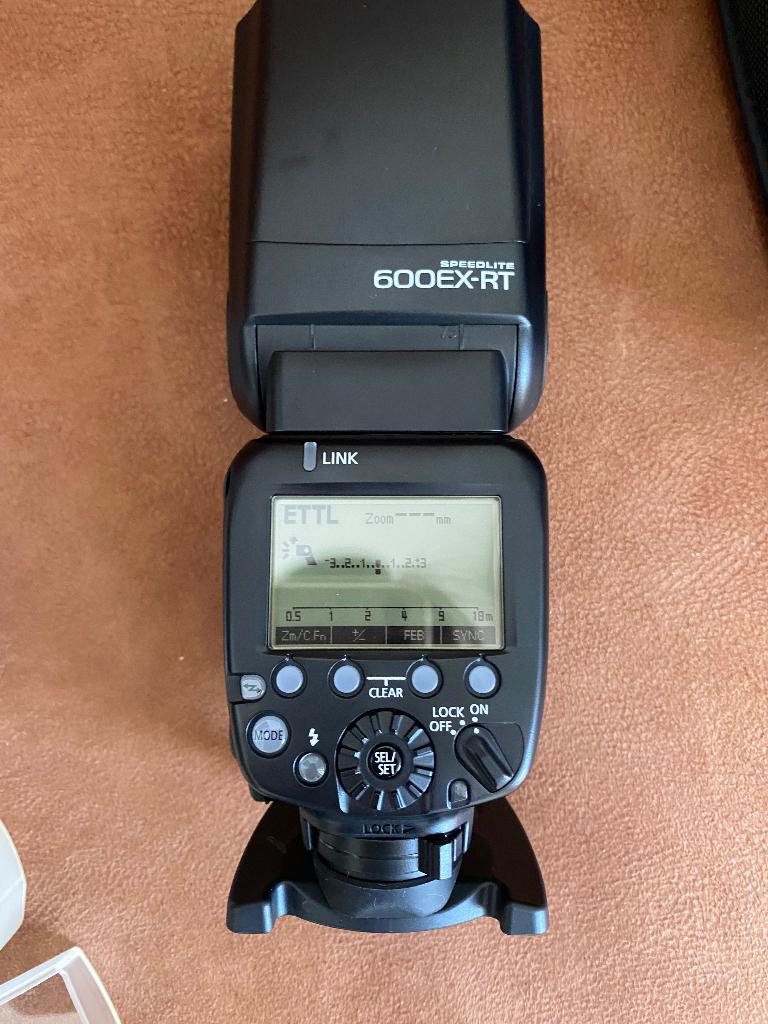 Canon Speedlite 600EX-RT flitser – incl. hoes, Audio, Tv en Foto, Fotografie | Flitsers, Ophalen, Gebruikt, Canon
