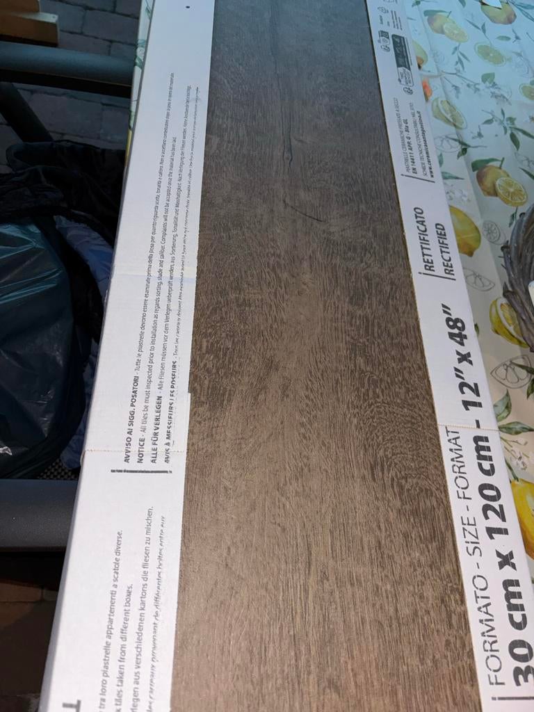 Tegels Timewood Brown 30x120 cm - Houtlook Keramiek, Doe-het-zelf en Verbouw, Tegels, Ophalen, 60 cm of meer, Keramiek, Nieuw