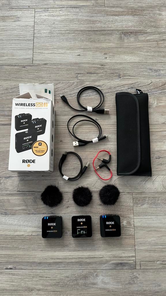 RODE Wireless Go II compleet, Ophalen of Verzenden, Zo goed als nieuw, Audio