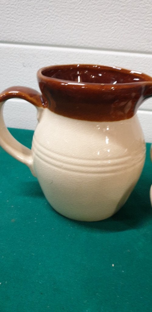 -	Pitcher stoneware set, chesterfield steengoed, Ophalen of Verzenden, 'T Olde Gre-j, Info@toldegrej.nl, Endepoelstraat 20f Didam